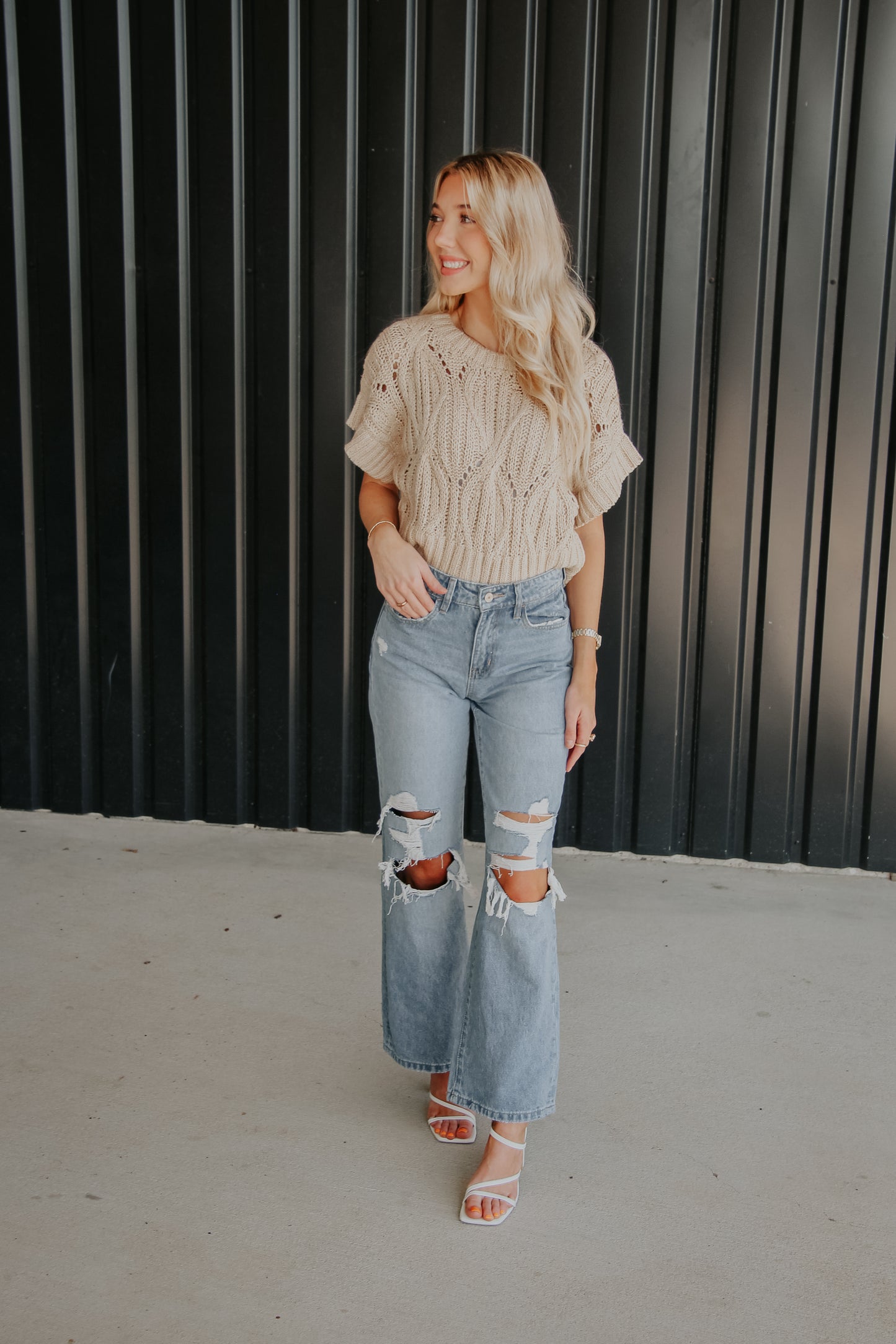 Crochet Sweater Top